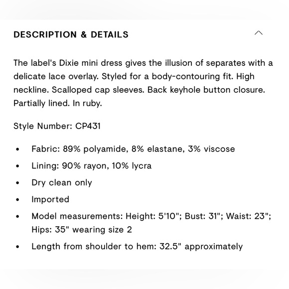 Nightcap Dress (M) - Picture 4 of 9